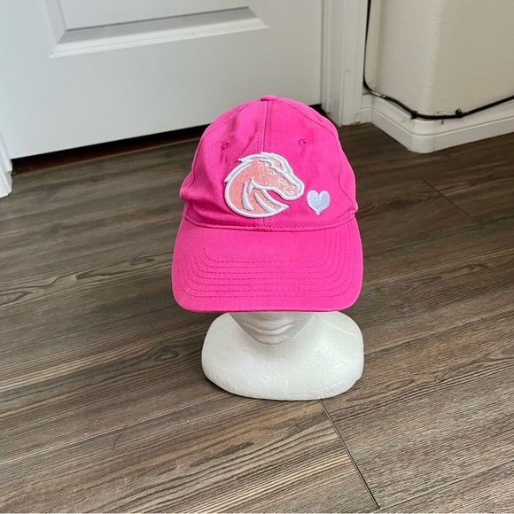 Pink Baseball Cap with Embroidered Logo - Picture 1 of 9